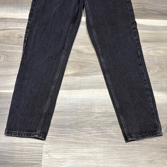 Topshop MOM jean Classic Black Denim size 26 - Picture 3 of 8